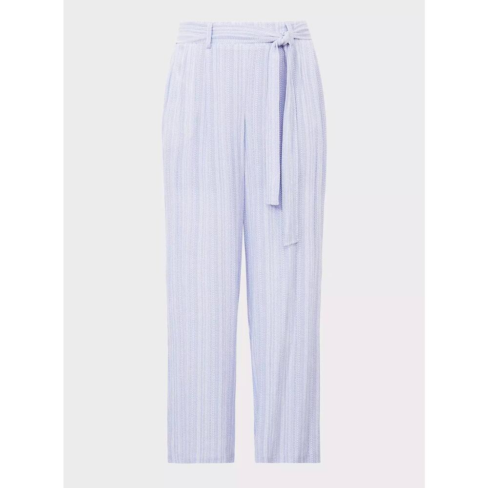 Torrid Blue Boho Stripe Gauze Wide Leg Pant - Size 3X